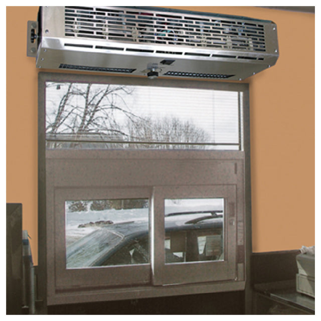 Curtron DT-24 2-Go Pro Drive-Through Window Air Curtain Covers Up To 24" Wide Window