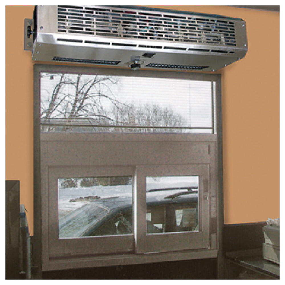 Curtron DT-24-EH 2-Go Pro Drive-Through Window Air Curtain Covers Up To 24" Wide Window