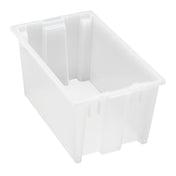 Quantum SNT185CLCS - Stack And Nest Tote, 18"W X 11"D X 9"H, Heavy Duty