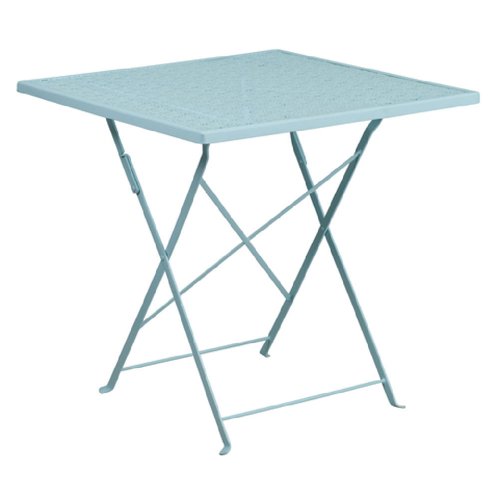 Flash Furniture CO-1-SKY-GG Folding Patio Table 28"W X 28"D X 28"H Square