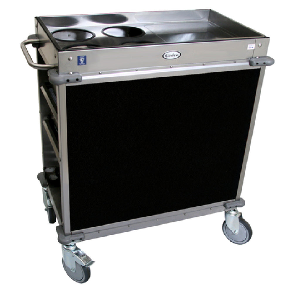 Cadco BC-2-L6 MobileServ® Beverage Cart Standard (4) Airpot Wells