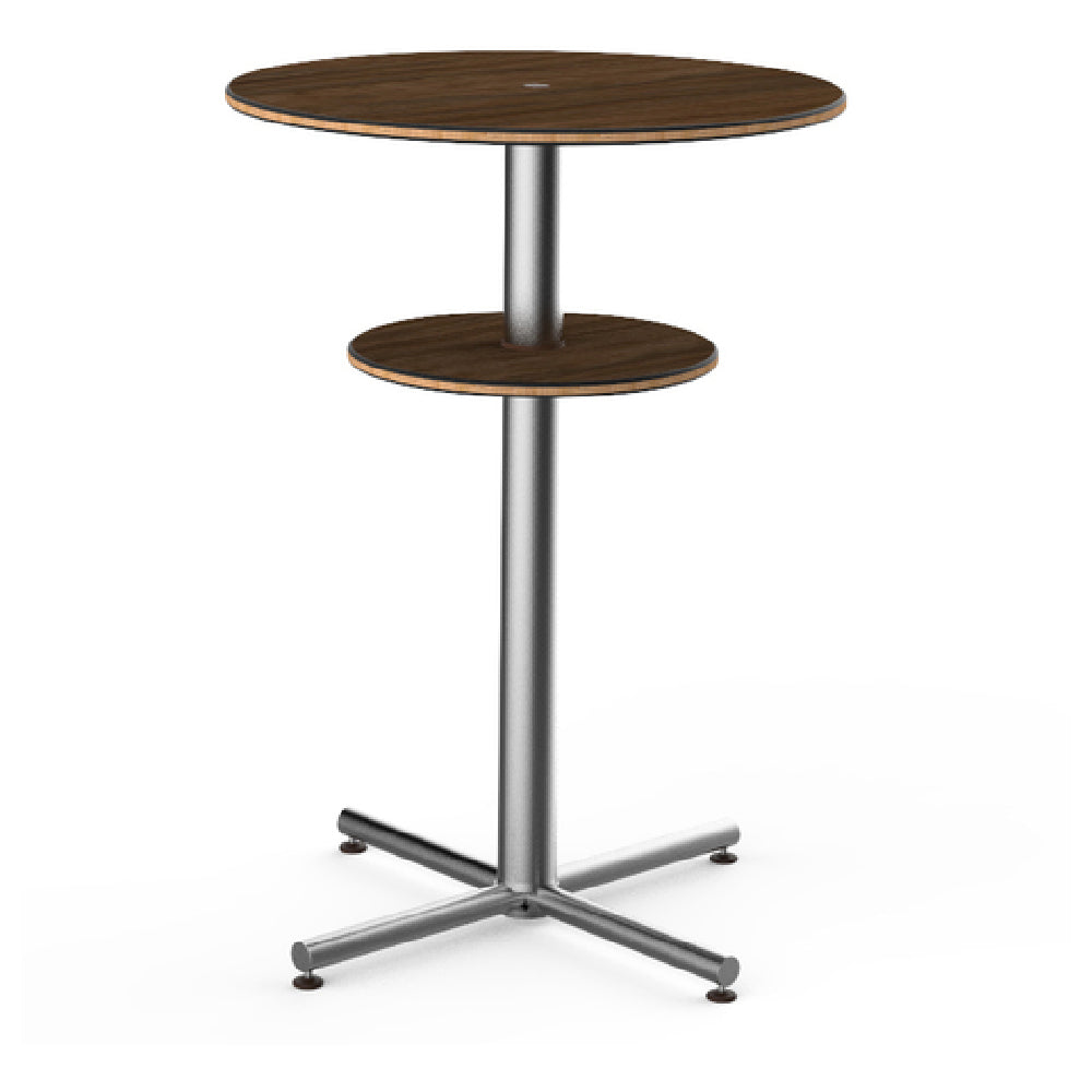 Steelite MGCPBR02WSXX Mogogo Buffet Solutions Polo Bar Table 30" Dia. X 42-1/2"H