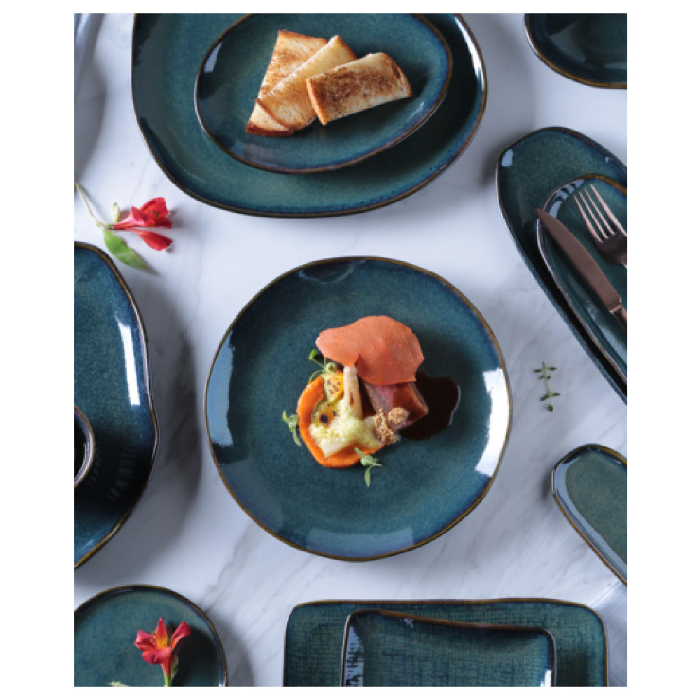 Porto Brasil 15114119001 - Shallow Organic Platter, Small, Oval