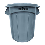 Quantum CTC-20_BLACK - Crusader Round Heavy-duty Utility Container, 20 Gallon, 19-1/2" Dia. X 22-9/10" H