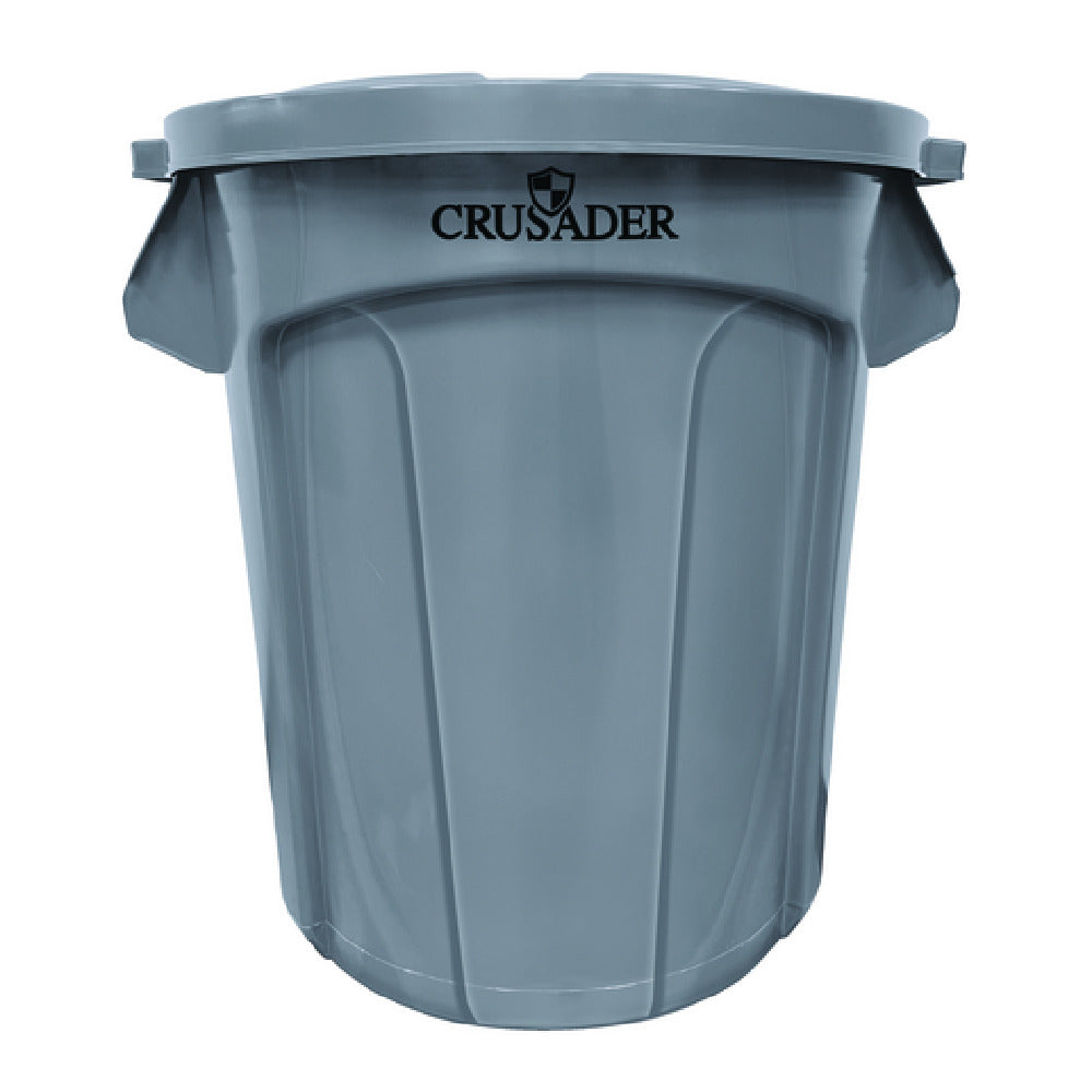 Quantum CTC-20_GRAY - Crusader Round Heavy-duty Utility Container, 20 Gallon, 19-1/2" Dia. X 22-9/10" H