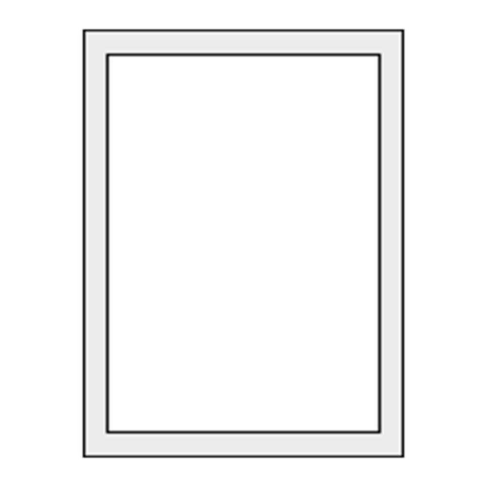 Risch LED-1V 8.5X11 LED Backlit Menu Covers In Black 8-1/2" X 11" 1 View