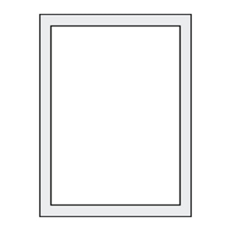 Risch LED-1V 8.5X11 LED Backlit Menu Covers In Black 8-1/2" X 11" 1 View