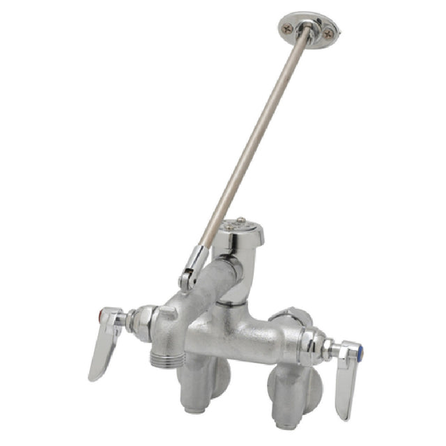 T&S Brass B-0667-RGH Service Sink Faucet 2-1/4" To 8-1/4" Adjustable Centers 9-1/2" From Back Of Inlets To Center Of Outlet