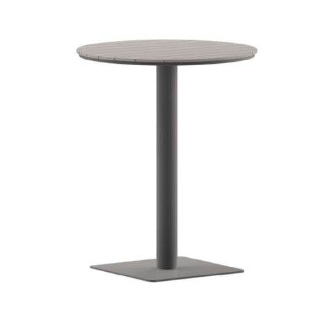 Flash Furniture SB-TB106-GRY-GG Finch Outdoor Table 24" Dia. Round