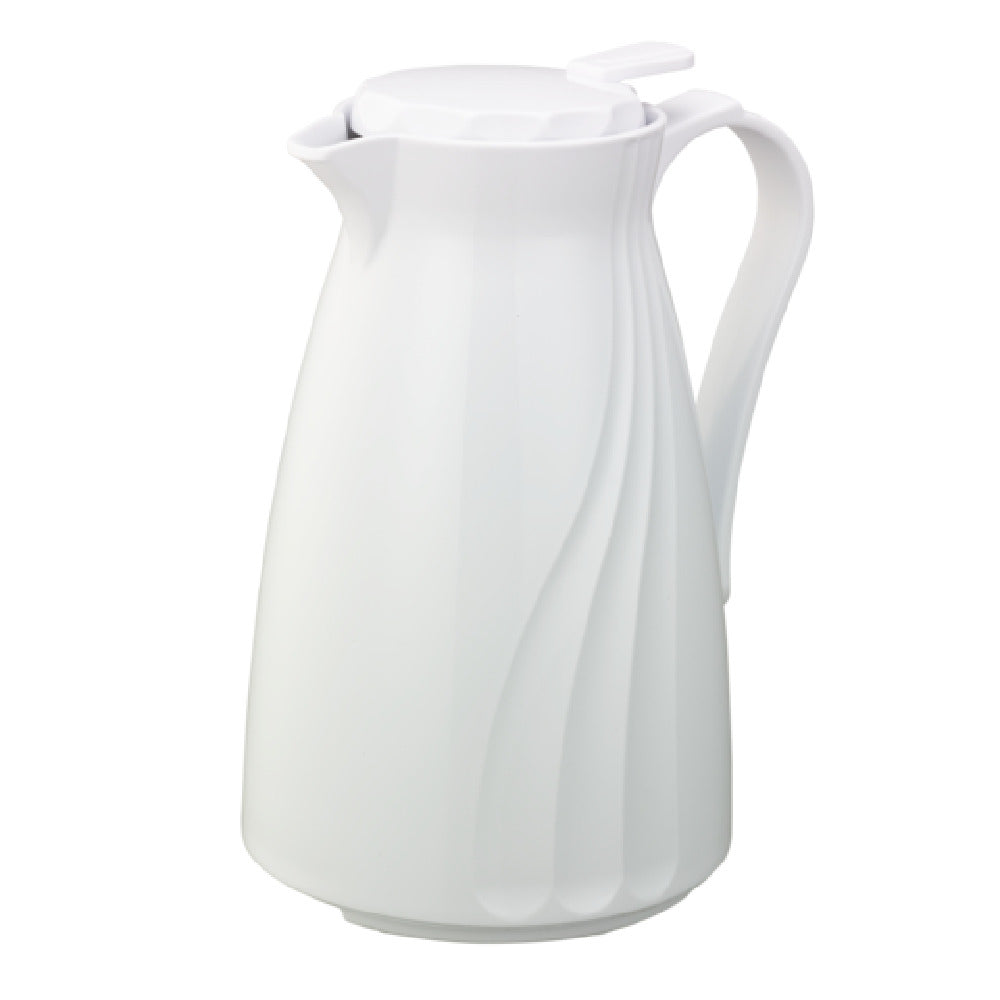 Service Ideas TNSPB12WH Service Ideas Twist 'N' Serv™ Carafe Server Push Botton Lid