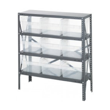 Quantum 1239-SB809CL Shelving Unit 12"D X 36"L X 39"H Heavy Duty