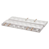 JB Prince M655 Mold Tray Makes (12) 1-1/2"L X 2-7/10"W Mini Pops Includes (100) Sticks