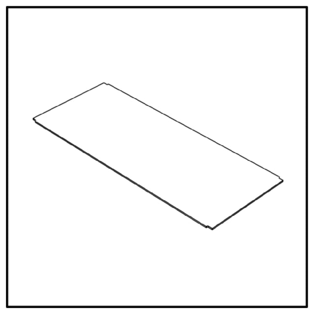 Bauscher Hepp VE-80069 - Venta® 1 X Shelf LOW STAGE_80_M (metal Parts In 100), Compact Laminate