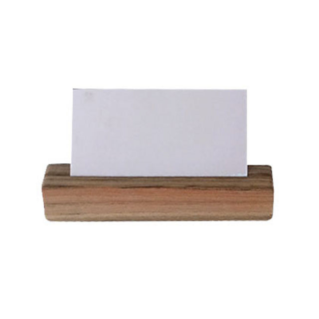 Steelite DWFB11523T Large Card Holder 1" X 1" X 4.5"H Wood