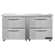 Continental Refrigerator SWF60N-U-D Undercounter Freezer 60"W 17.0 Cu Ft Capacity