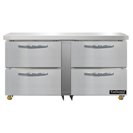 Continental Refrigerator SWF60N-U-D Undercounter Freezer 60"W 17.0 Cu Ft Capacity