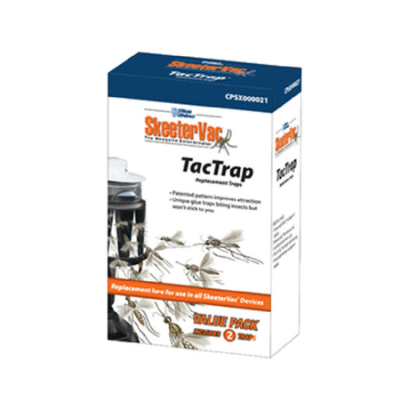 Chef Master CPSX000021 Blue Rhino® TacTrap™ Replacement Traps Patented Patter Improves Attractions