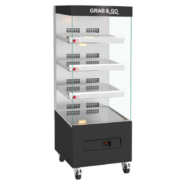 Rotisol 6MCV4LS Essentiel Heated Display Merchandiser 25-5/8"W Front-loading