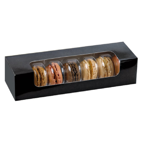 PacknWood 210MAC7F - Macaron Solutions Box, 8.5" X 2.7" X 1.9", Rectangular