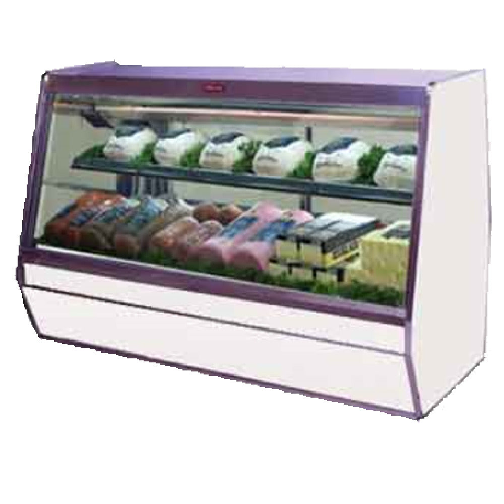 Howard-McCray R-CDS32E-6C-BE-LED Curved Glass Deli Meat & Cheese Service Case 74"W