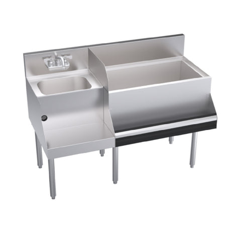 Krowne KR24-W48R-10 Royal Series Underbar Ice Bin/Cocktail Station With Blender Station