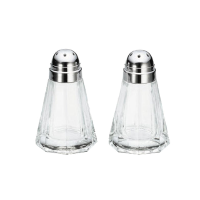 Tablecraft 80S&P-2 Salt/Pepper Shaker 1-1/2 Oz. 1-3/4" X 3-1/8"H