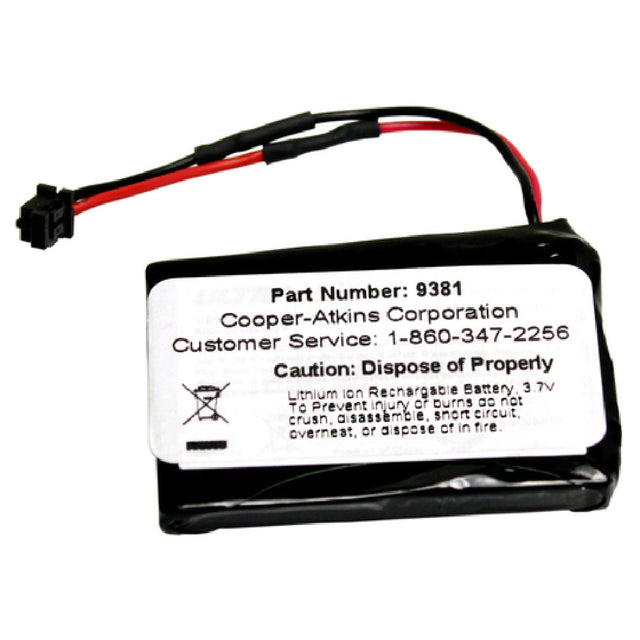 Cooper Atkins 9381 HACCP Manager Rechargeable Battery Assembly For Model 93710 (Intelli-Ware)