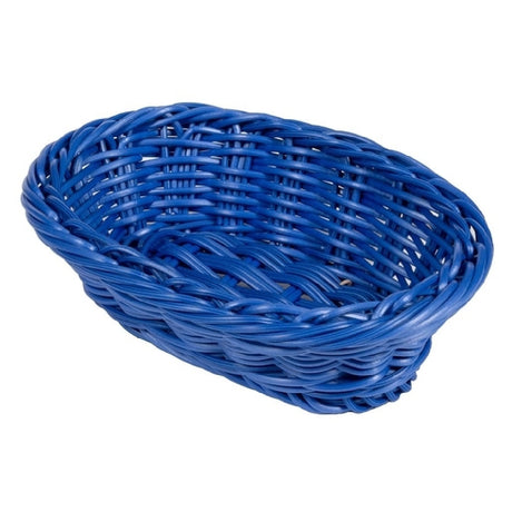 GET Enterprises WB-1503-BL Clipper Mill Designer Polyweave Basket™ 9" X 6-3/4" X 2-1/2"H