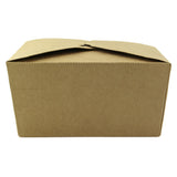 PacknWood 210B2C22K - Grab & Go Meal Box, 2-compartment, 35 Oz.