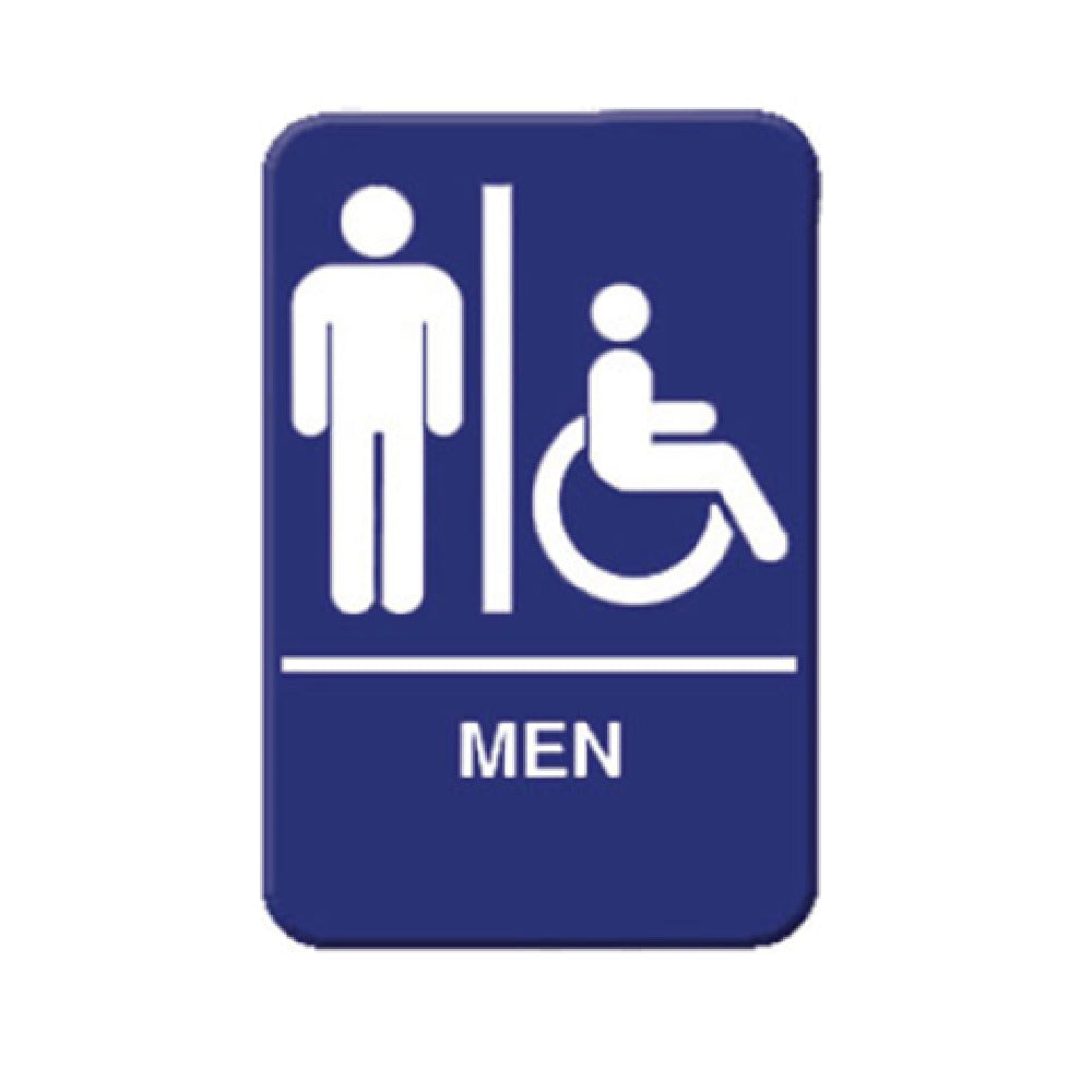 Thunder Group PLIS6914BL Information Symbol Sign 6" X 9" "Men"