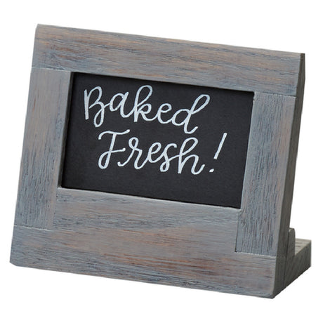 Cal Mil 3818-23-83 Ashwood Chalkboard 5-1/2"W X 2-1/2"D X 4-1/2"H OAL 3"W X 2"H Writing Surface