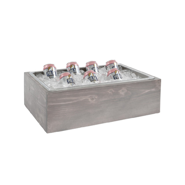 Cal Mil 3360-12-110 Aspen Ice Housing 12-1/2" X 21-1/2" X 6"H Gray-washed Pine Wood