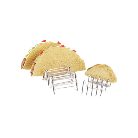 GET Enterprises 4-81858 Taco Holder 6" X 2-1/2" X 1-1/2" Holds (3) Or (4) Tacos