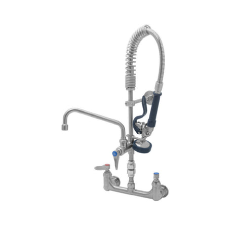 T&S Brass SMPK-8WLV-08 Mini Pre-Rinse Unit 8" Wall Mount Mixing Faucet Add-on Faucet