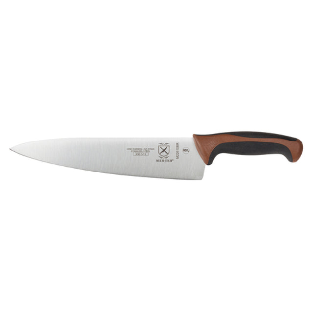 Mercer Culinary M22610BR Millennia Colors® Chef's Knife 10" Stamped