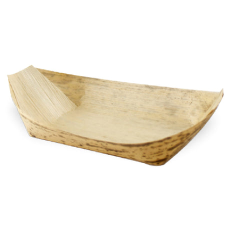 PacknWood 210BJQ17 - Zebra Leaf Boat, 5 Oz., 7.2" X 3.5" X 1.6"H