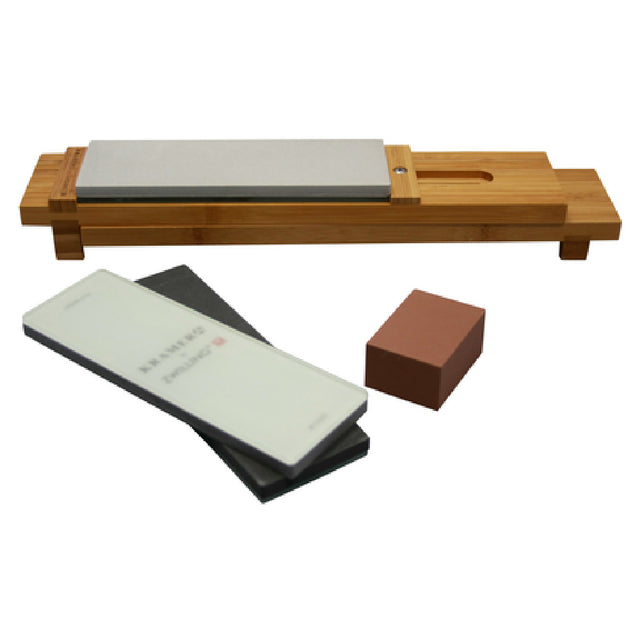 Zwilling 34999-403 Kramer Glass Water Stone Sharpening Set 6-piece Includes: (1) 400