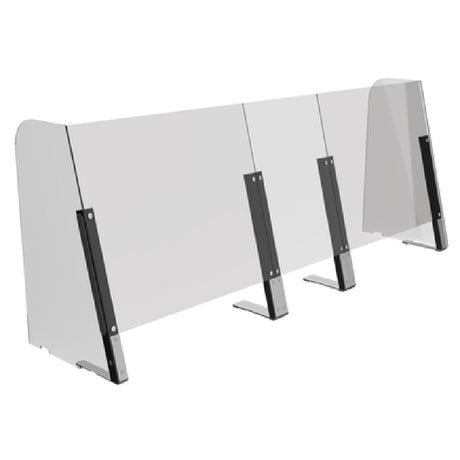 Steelite MGCDVO06CSAS Mogogo Buffet Solutions V-Shield 90"L X 35-1/2"H Extra Wide