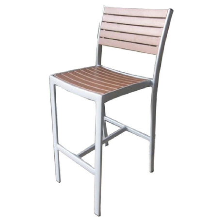 JMC Furniture MALLORY BARSTOOL TAN Mallory Barstool Outdoor Use Armless