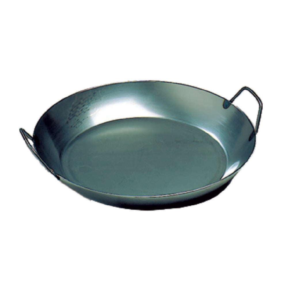 Matfer 062051 Paella Pan 14-1/8" Dia. X 1-5/8"H Curved Sides