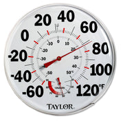 Taylor 497J Wall Thermometer Humiguide 12" Diameter