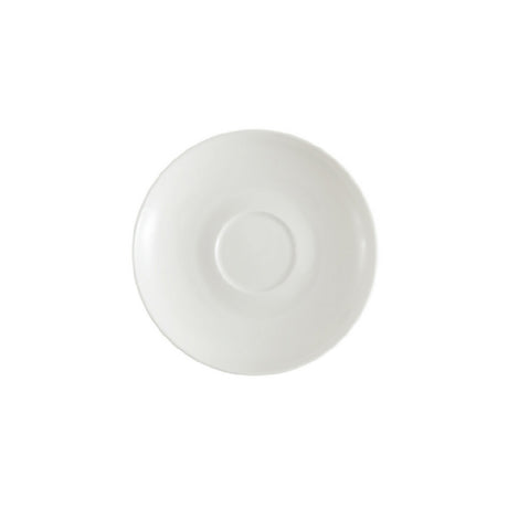 Fortessa RRP.LILLY.05 Lilly Coffee Saucer White (0.38 Each Weight) (Per Case= 48 Each)