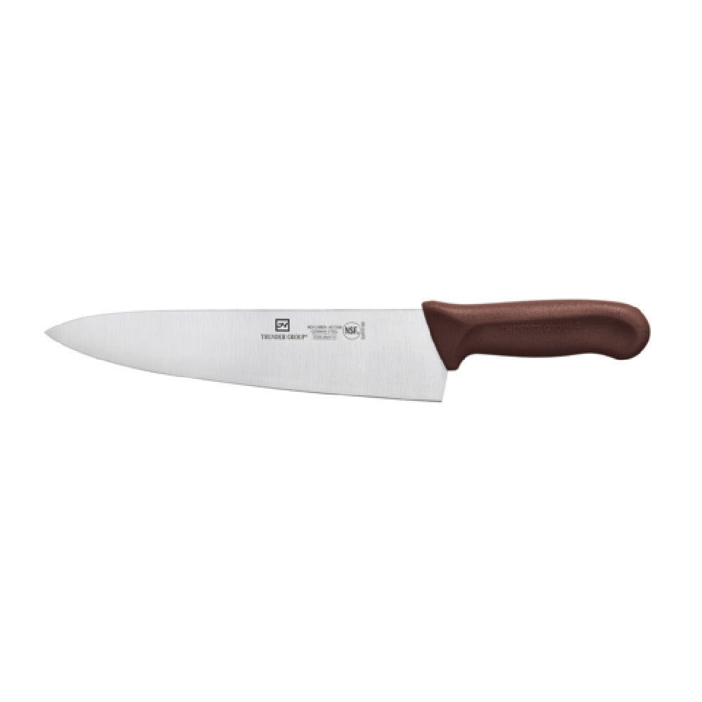 Thunder Group SLKF411BR Chef's Knife 10" Blade Brown Polypropylene Handles
