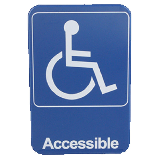 Franklin Machine Products 280-1129 Sign Handicap Accessible ADA Symbol