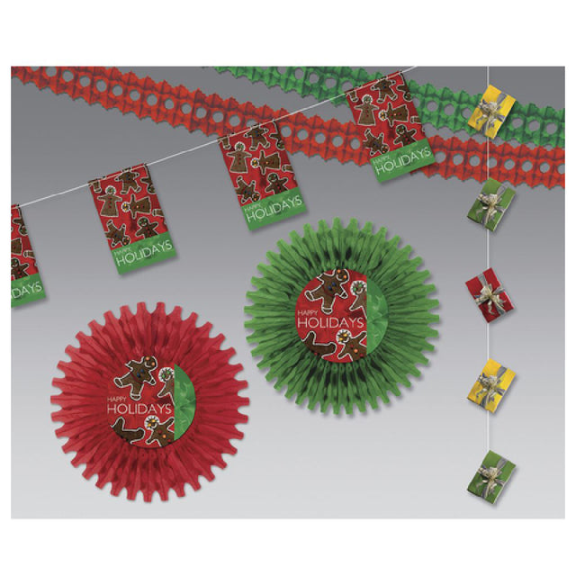 Hubert 42564 - Decoration Kit, Gingerbread Treats, 2000 Sq. Ft.