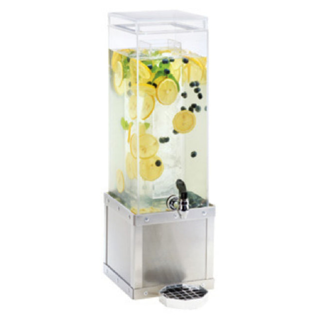 Cal Mil 3394-3-55 Urban Beverage Dispenser 3 Gallon Capacity 8"W X 8"D X 24"H