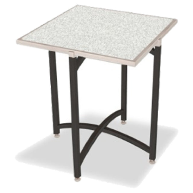 Forbes Industries 7028T-48 EcoFlex Elite Trend Series Table Square 30"W X 30"D X 48"H Table Side Mount