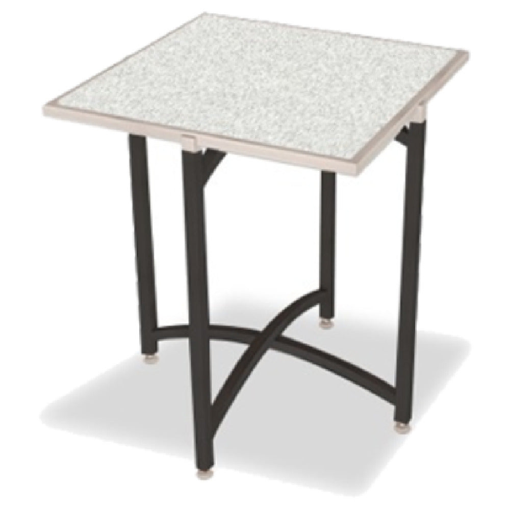 Forbes Industries 7028T-42 EcoFlex Elite Trend Series Table Square 30"W X 30"D X 42"H Table Side Mount