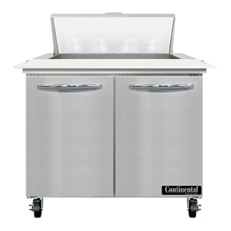Continental Refrigerator SW36N8C Sandwich Unit 36"W 10.3 Cu Ft Capacity