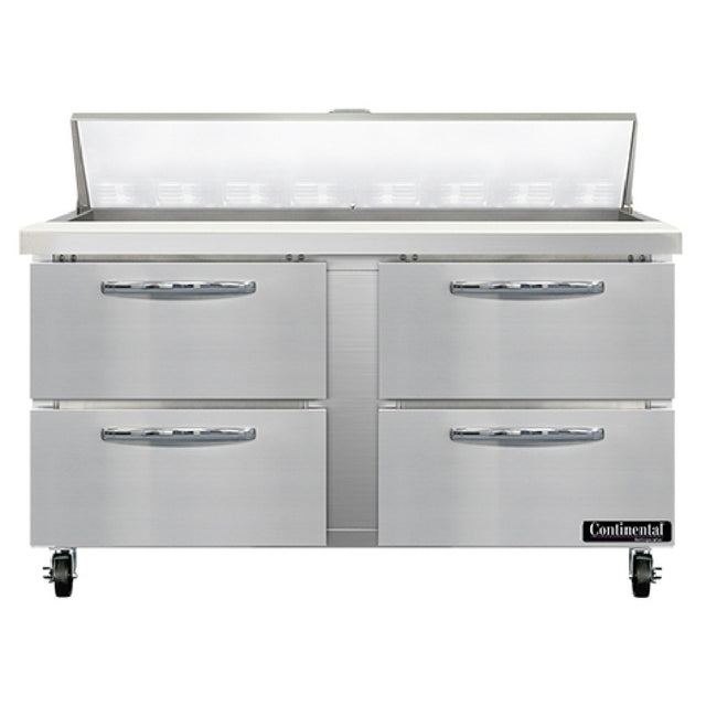 Continental Refrigerator SW60N16-D Sandwich Unit 60"W 17.0 Cu Ft Capacity